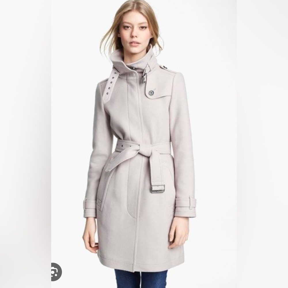 Burberry Brit Rushworth Belted Wool Coat